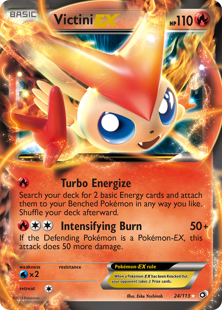 Victini EX (24/113) [Black & White: Legendary Treasures] | Deep Dive Games St. Marys