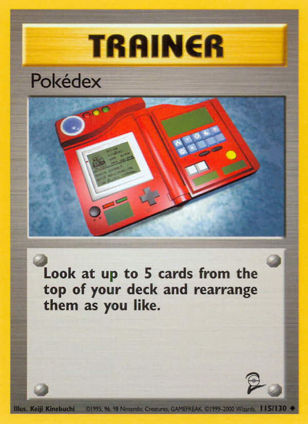 Pokedex (115/130) [Base Set 2] | Deep Dive Games St. Marys