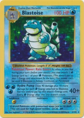 Blastoise (2/102) [Base Set Shadowless Unlimited] | Deep Dive Games St. Marys