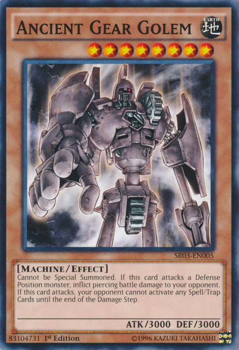 Ancient Gear Golem [SR03-EN005] Common | Deep Dive Games St. Marys