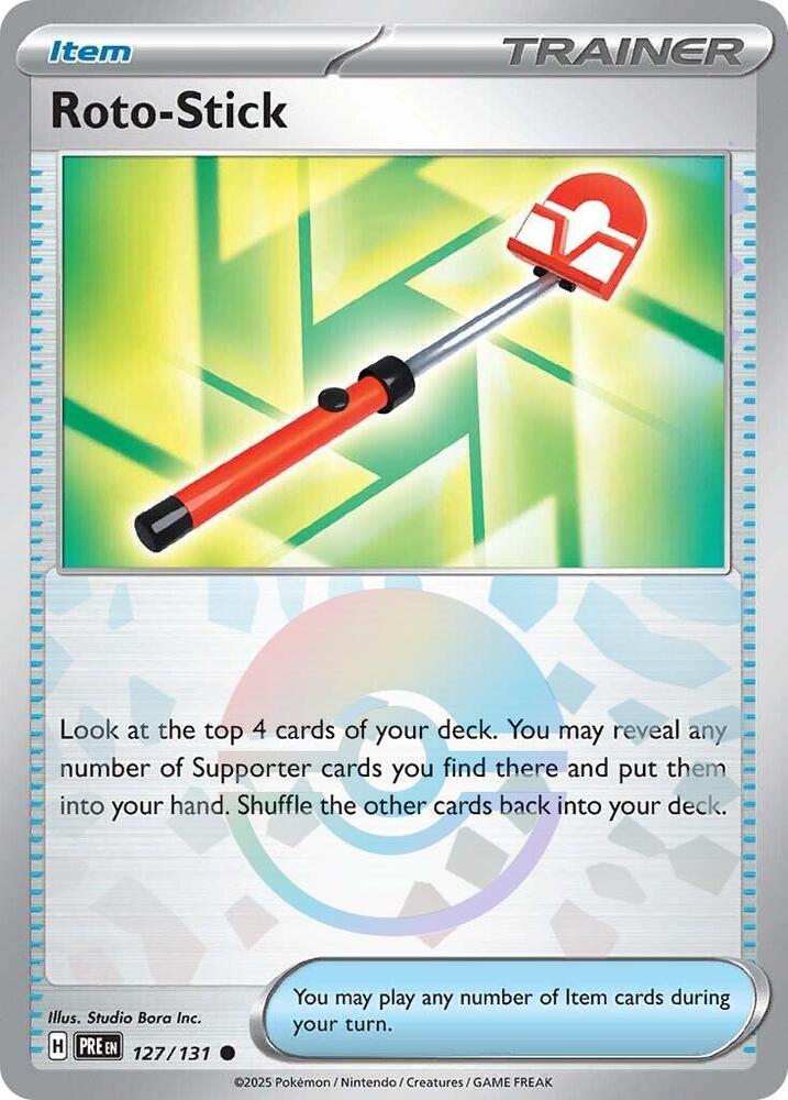 Roto-Stick (127/131) (Poke Ball Pattern) [Scarlet & Violet: Prismatic Evolutions] | Deep Dive Games St. Marys
