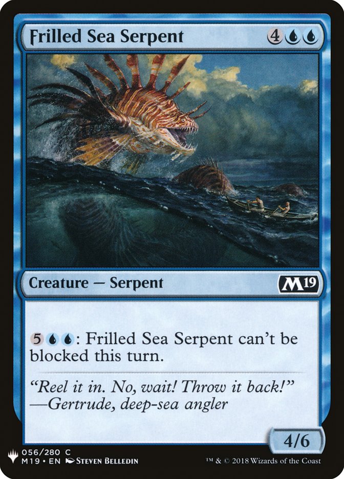 Frilled Sea Serpent [Mystery Booster] | Deep Dive Games St. Marys