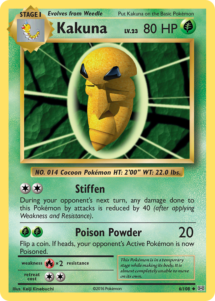 Kakuna (6/108) [XY: Evolutions] | Deep Dive Games St. Marys