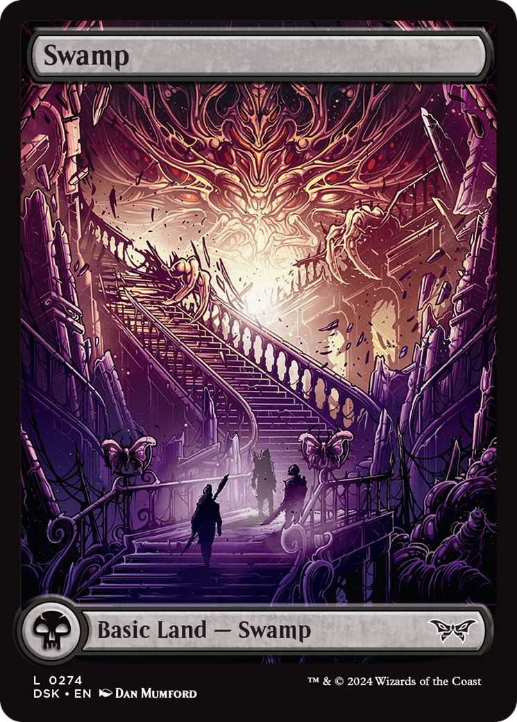 Swamp (274) - Full Art [Duskmourn: House of Horror] | Deep Dive Games St. Marys