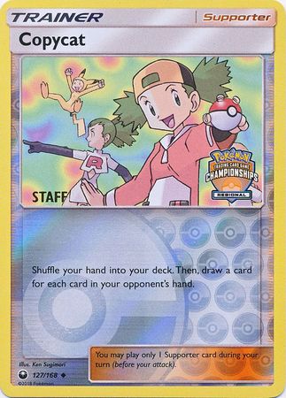 Copycat (127/168) (Regional Championship Promo Staff) [Sun & Moon: Celestial Storm] | Deep Dive Games St. Marys