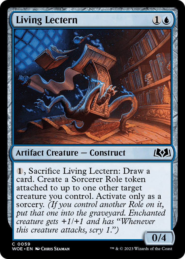 Living Lectern [Wilds of Eldraine] | Deep Dive Games St. Marys