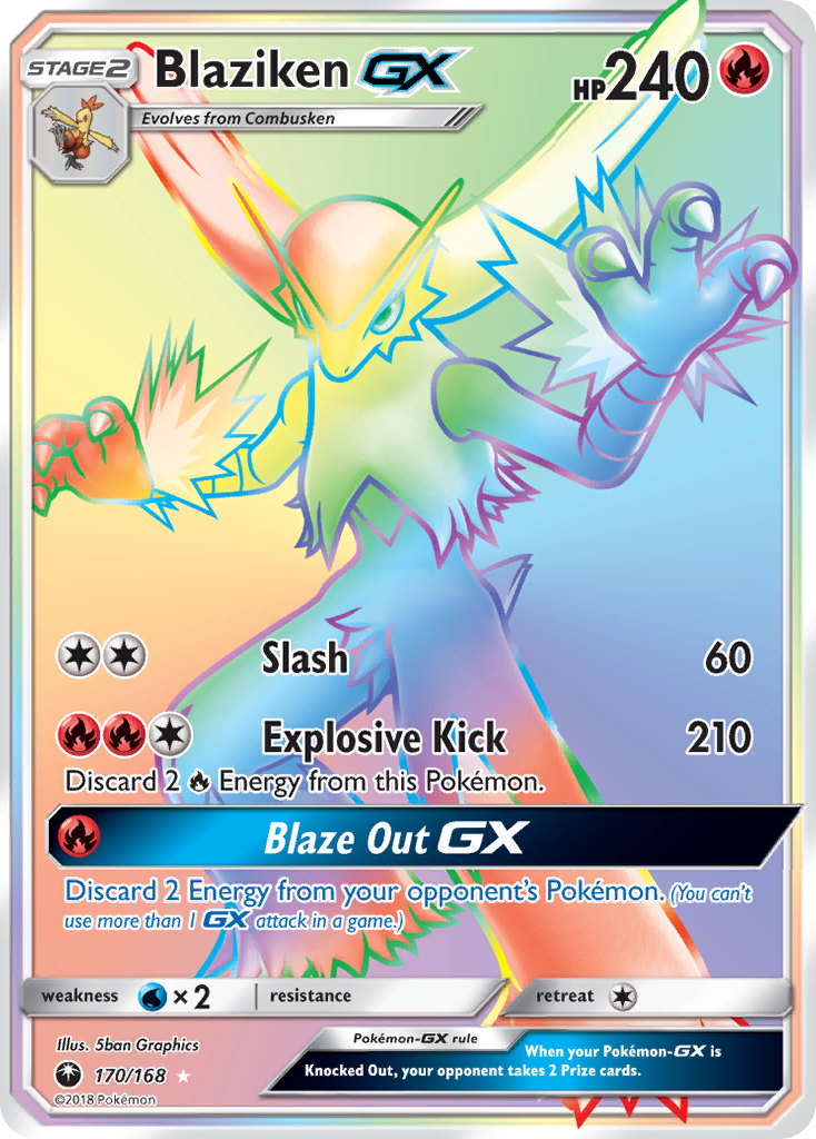 Blaziken GX (170/168) [Sun & Moon: Celestial Storm] | Deep Dive Games St. Marys