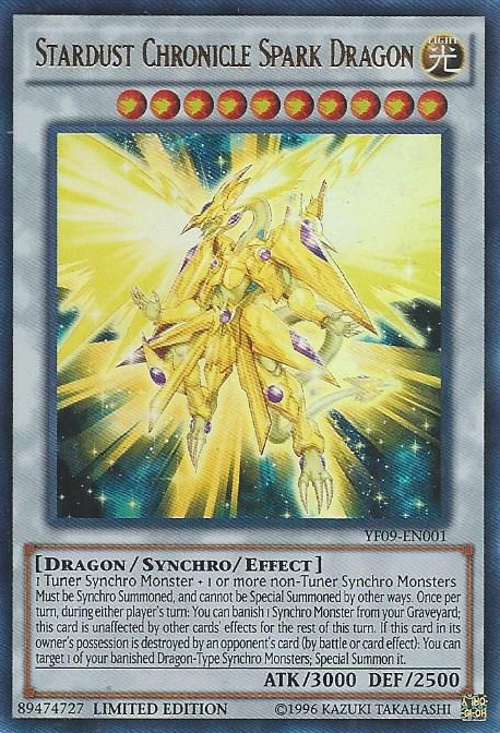 Stardust Chronicle Spark Dragon [YF09-EN001] Ultra Rare | Deep Dive Games St. Marys