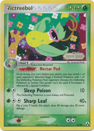 Victreebel (13/92) (Stamped) [EX: Legend Maker] | Deep Dive Games St. Marys