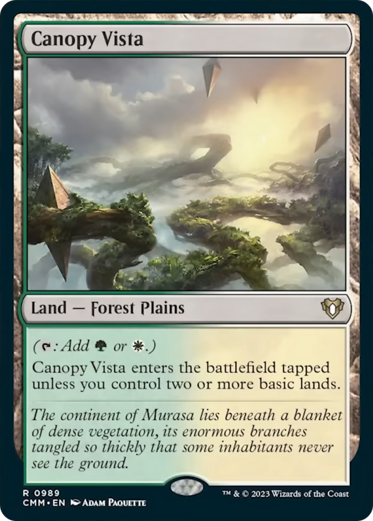 Canopy Vista [Commander Masters] | Deep Dive Games St. Marys