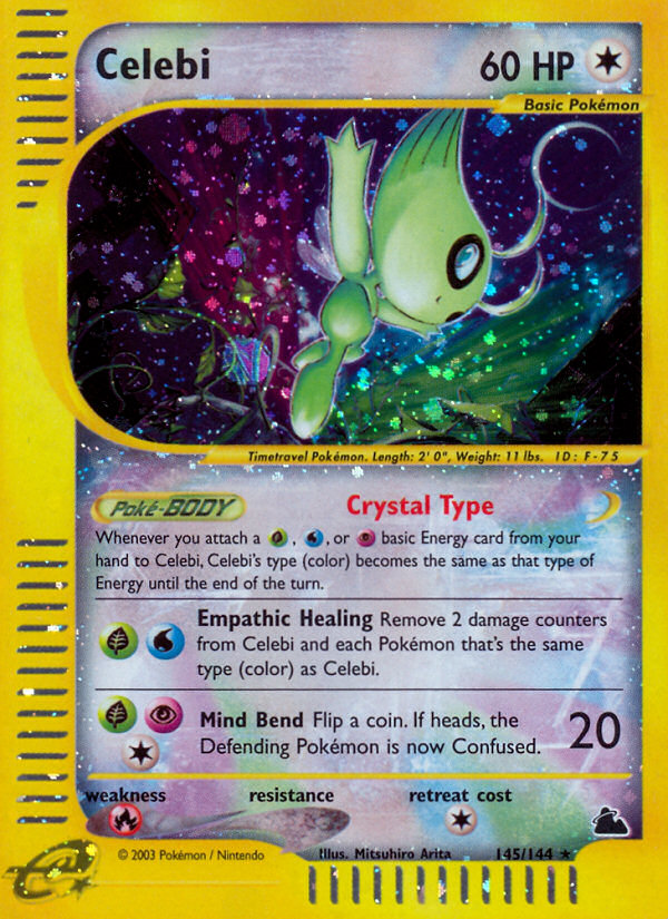 Celebi (145/144) [Skyridge] | Deep Dive Games St. Marys