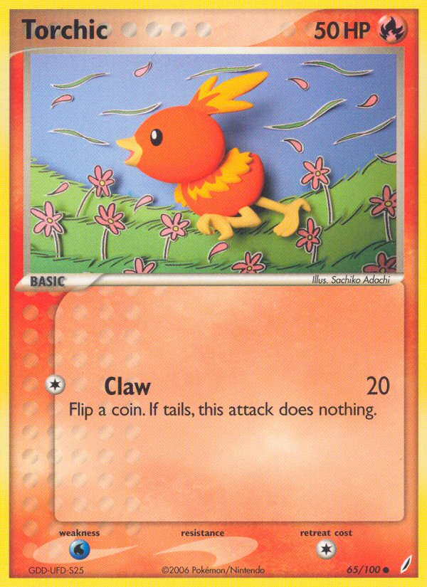 Torchic (65/100) [EX: Crystal Guardians] | Deep Dive Games St. Marys