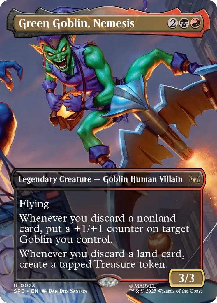 Green Goblin, Nemesis (Borderless) [Marvel's Spider-Man: Eternal-Legal] | Deep Dive Games St. Marys