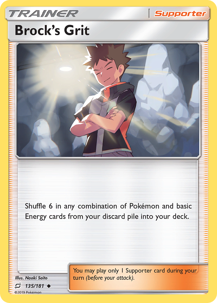 Brock's Grit (135/181) [Sun & Moon: Team Up] | Deep Dive Games St. Marys