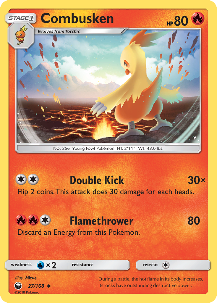 Combusken (27/168) [Sun & Moon: Celestial Storm] | Deep Dive Games St. Marys