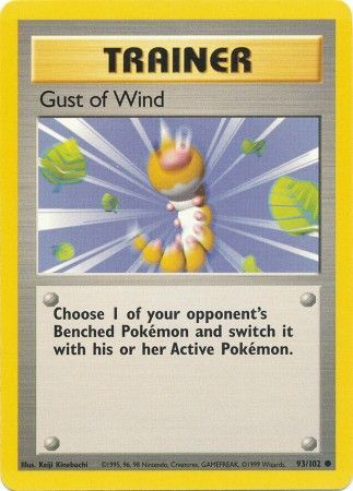 Gust of Wind (93/102) [Base Set Unlimited] | Deep Dive Games St. Marys