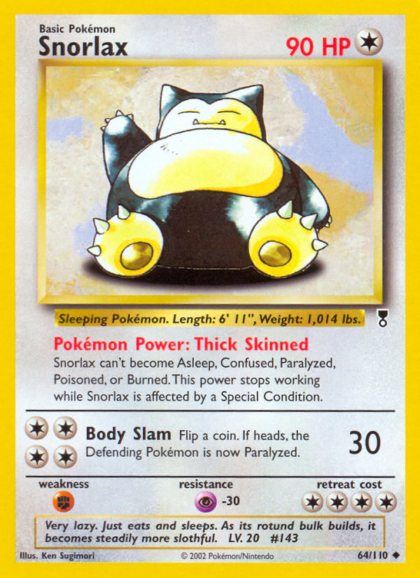 Snorlax (64/110) [Legendary Collection] | Deep Dive Games St. Marys