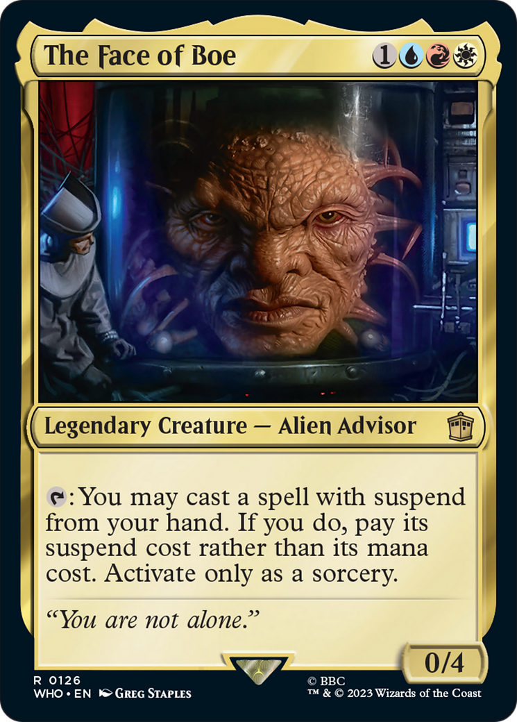 The Face of Boe [Doctor Who] | Deep Dive Games St. Marys