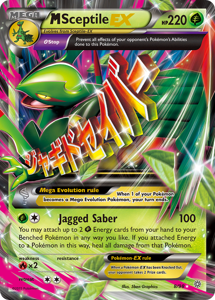 M Sceptile EX (8/98) [XY: Ancient Origins] | Deep Dive Games St. Marys