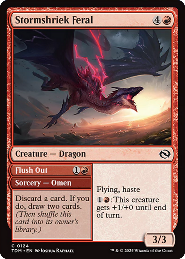 Stormshriek Feral [Tarkir: Dragonstorm] | Deep Dive Games St. Marys
