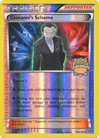 Giovanni's Scheme (138/162) (Championship Promo) [XY: BREAKthrough] | Deep Dive Games St. Marys