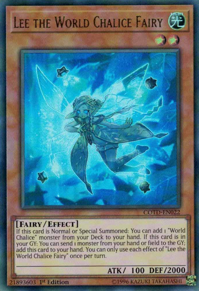 Lee the World Chalice Fairy [COTD-EN022] Ultra Rare | Deep Dive Games St. Marys