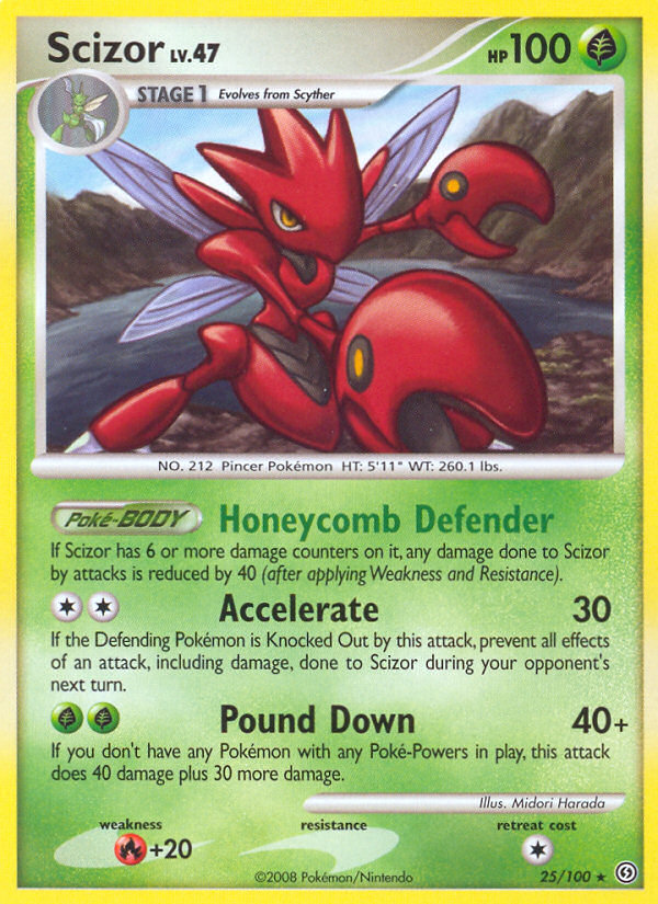 Scizor (25/100) [Diamond & Pearl: Stormfront] | Deep Dive Games St. Marys