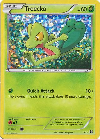 Treecko (1/12) [McDonald's Promos: 2015 Collection] | Deep Dive Games St. Marys