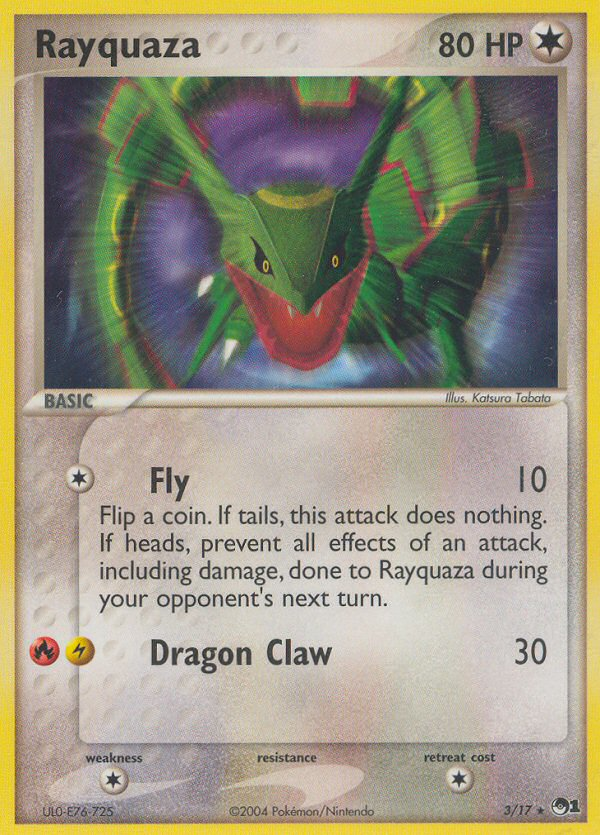 Rayquaza (3/17) [POP Series 1] | Deep Dive Games St. Marys