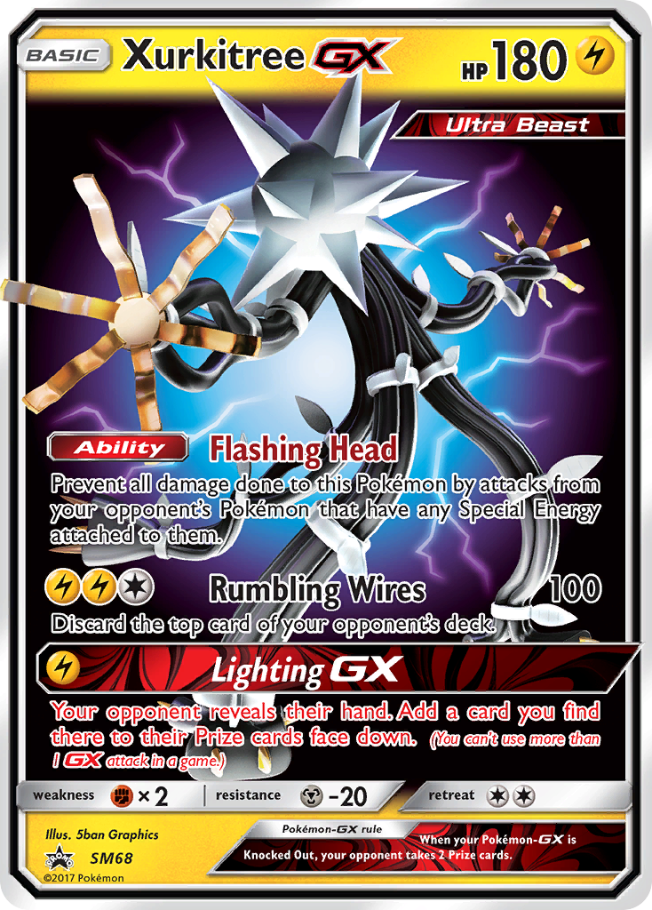 Xurkitree GX (SM68) [Sun & Moon: Black Star Promos] | Deep Dive Games St. Marys