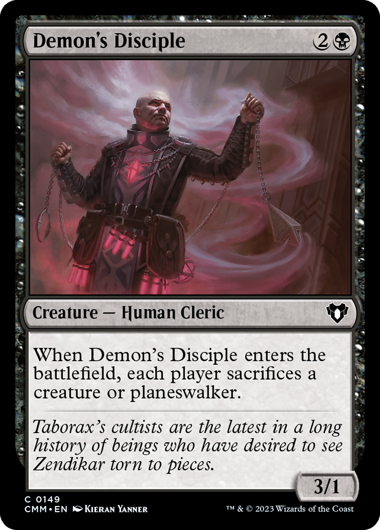 Demon's Disciple [Commander Masters] | Deep Dive Games St. Marys