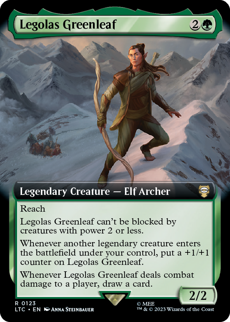 Legolas Greenleaf (Extended Art) [The Lord of the Rings: Tales of Middle-Earth Commander] | Deep Dive Games St. Marys