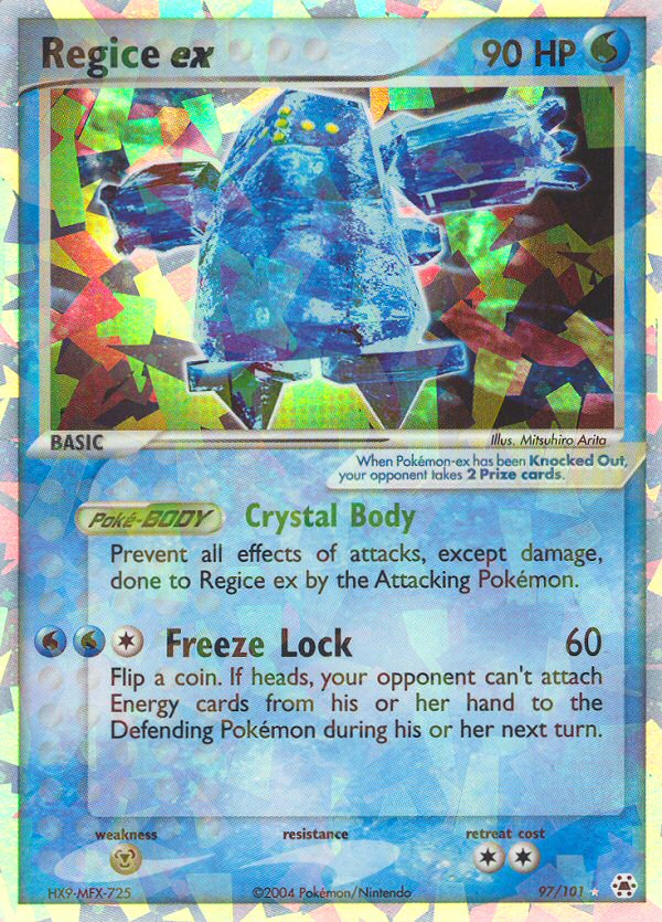 Regice ex (97/101) [EX: Hidden Legends] | Deep Dive Games St. Marys
