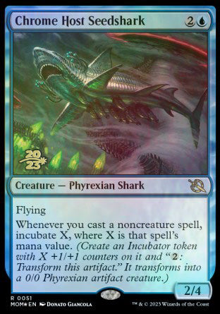 Chrome Host Seedshark [March of the Machine Prerelease Promos] | Deep Dive Games St. Marys