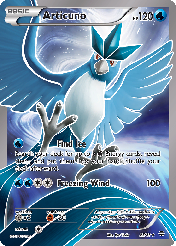 Articuno (25/83) [XY: Generations] | Deep Dive Games St. Marys