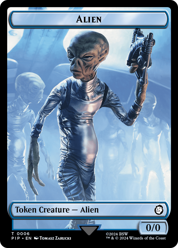 Treasure (0019) // Alien Double-Sided Token [Fallout Tokens] | Deep Dive Games St. Marys