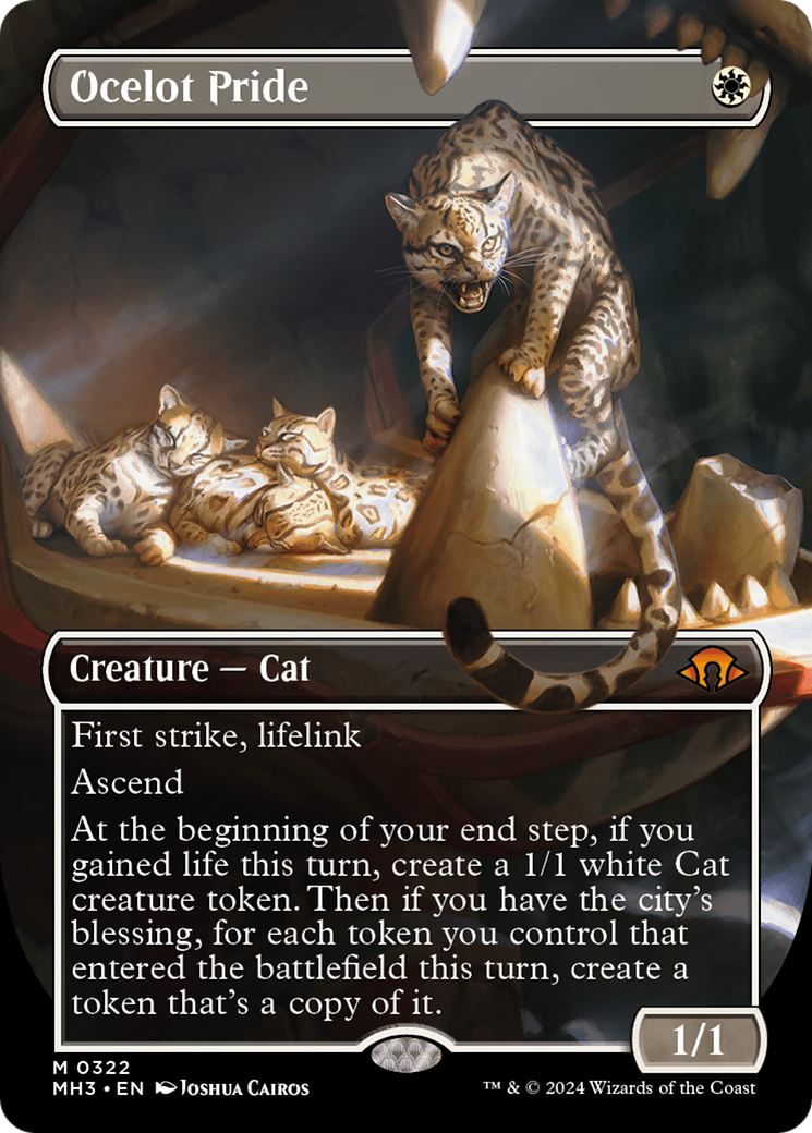 Ocelot Pride (Borderless) [Modern Horizons 3] | Deep Dive Games St. Marys