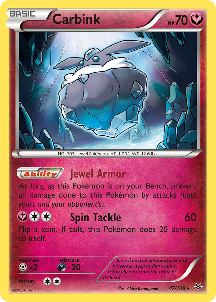 Carbink (47/108) [XY: Roaring Skies] | Deep Dive Games St. Marys