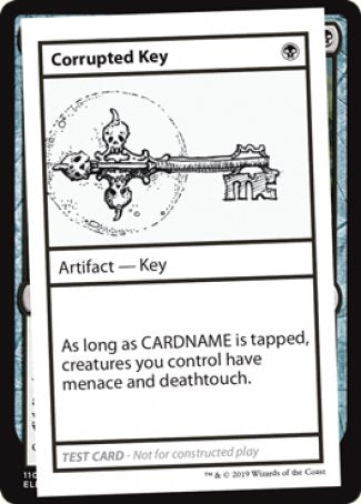 Corrupted Key (2021 Edition) [Mystery Booster Playtest Cards] | Deep Dive Games St. Marys