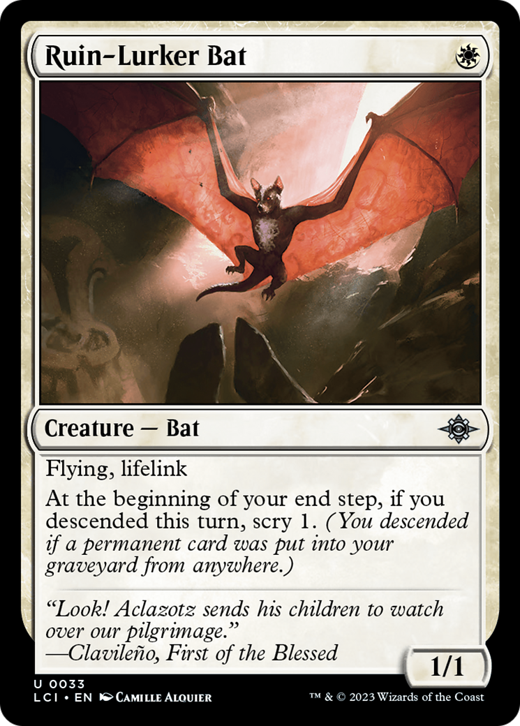 Ruin-Lurker Bat [The Lost Caverns of Ixalan] | Deep Dive Games St. Marys