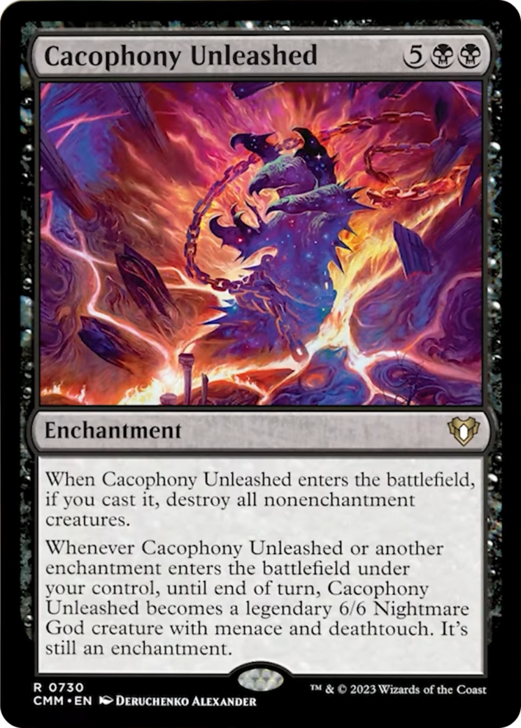 Cacophony Unleashed [Commander Masters] | Deep Dive Games St. Marys