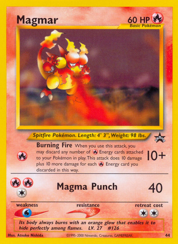 Magmar (44) [Wizards of the Coast: Black Star Promos] | Deep Dive Games St. Marys