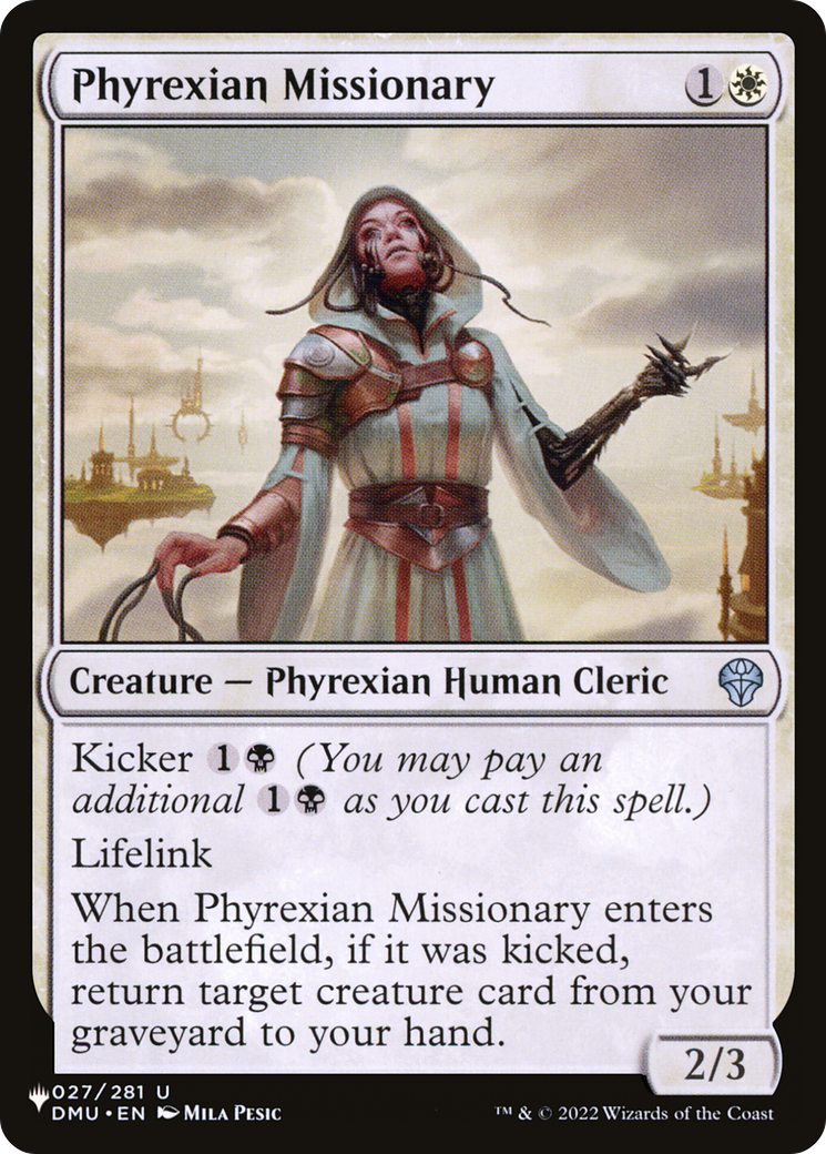 Phyrexian Missionary [The List] | Deep Dive Games St. Marys