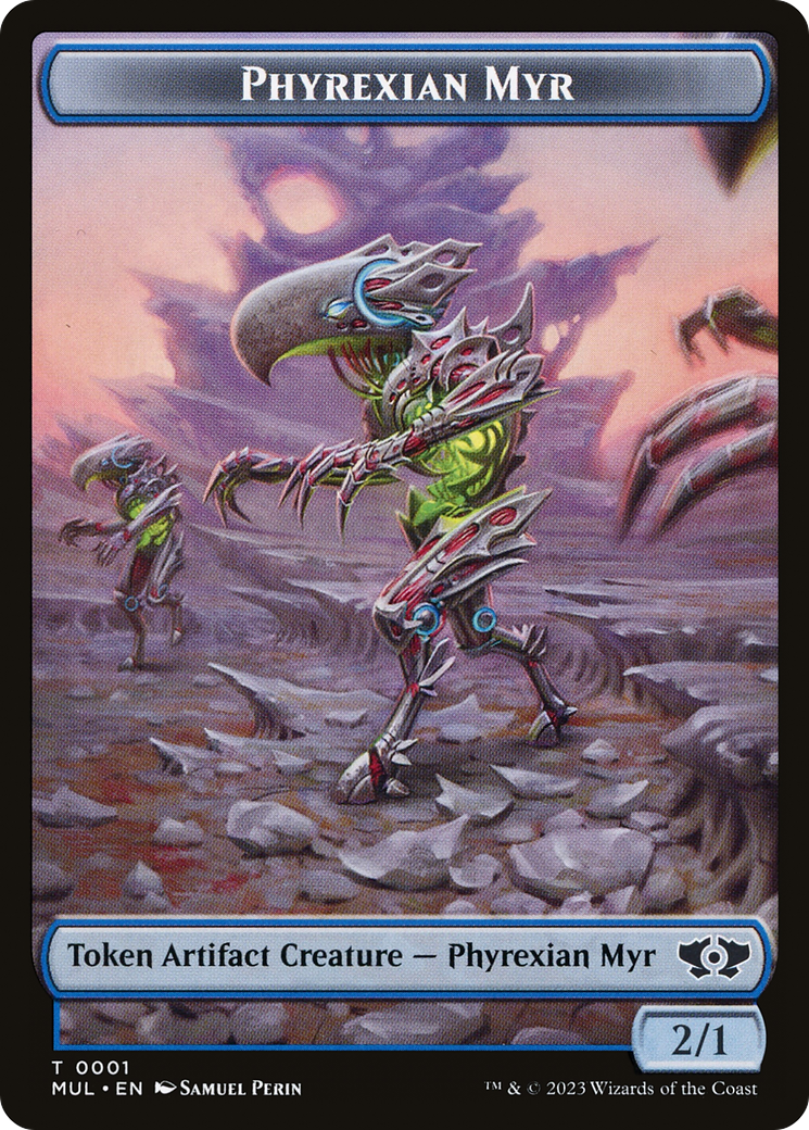 Phyrexian Myr // Phyrexian Hydra (11) Double-Sided Token [March of the Machine Tokens] | Deep Dive Games St. Marys