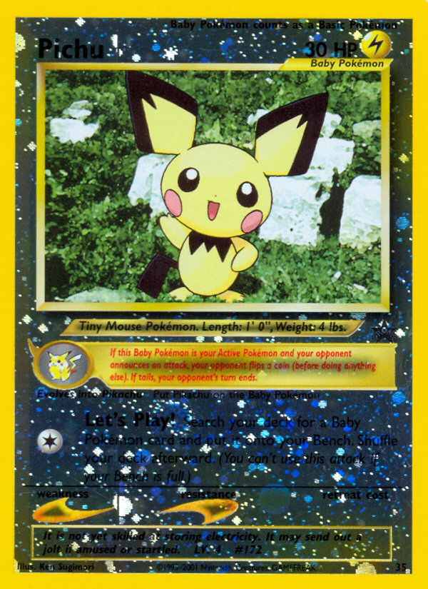 Pichu (35) [Wizards of the Coast: Black Star Promos] | Deep Dive Games St. Marys