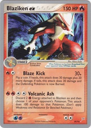 Blaziken ex (89/95) (Blaziken Tech - Chris Fulop) [World Championships 2004] | Deep Dive Games St. Marys