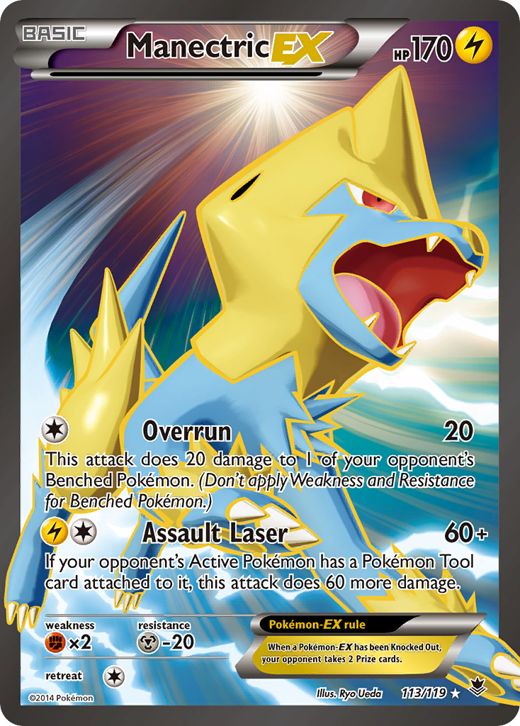 Manectric EX (113/119) [XY: Phantom Forces] | Deep Dive Games St. Marys