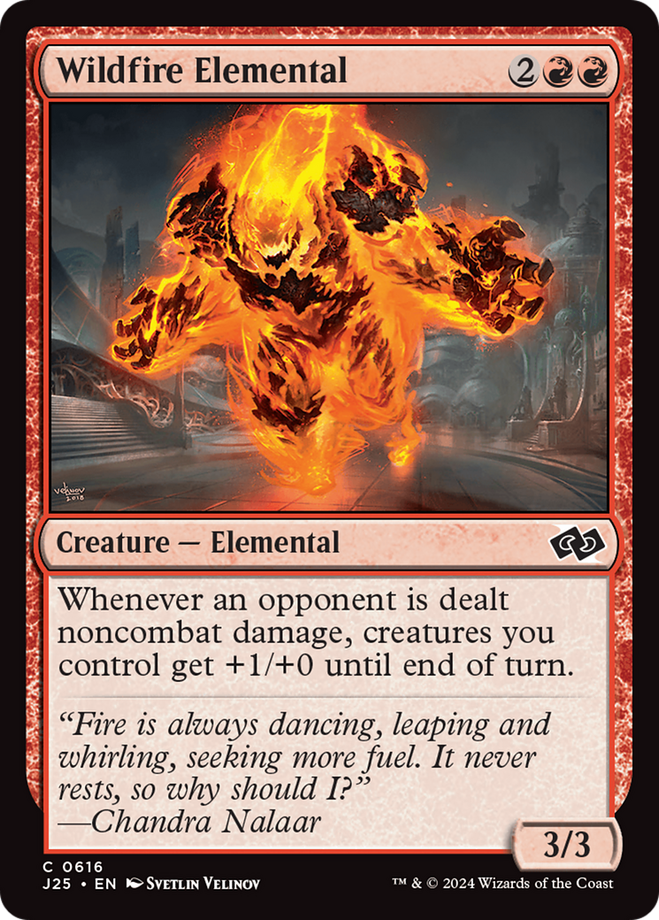 Wildfire Elemental [Foundations Jumpstart] | Deep Dive Games St. Marys