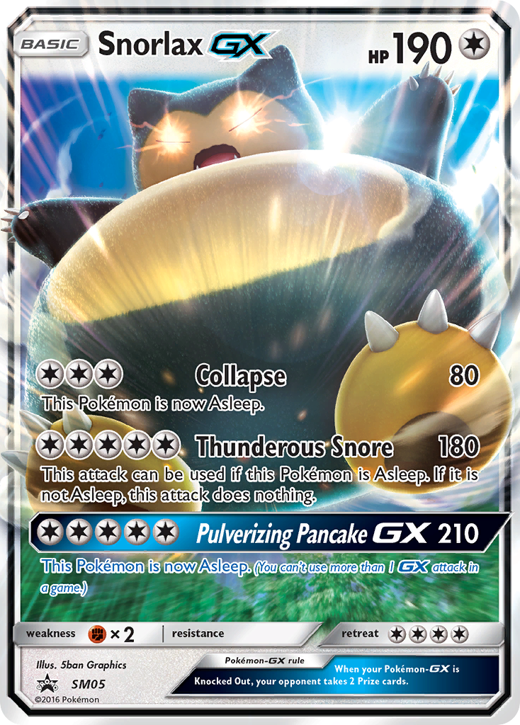 Snorlax GX (SM05) [Sun & Moon: Black Star Promos] | Deep Dive Games St. Marys