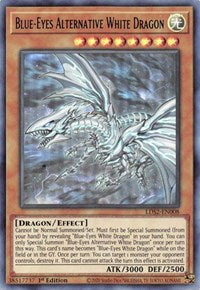 Blue-Eyes Alternative White Dragon (Green) [LDS2-EN008] Ultra Rare | Deep Dive Games St. Marys